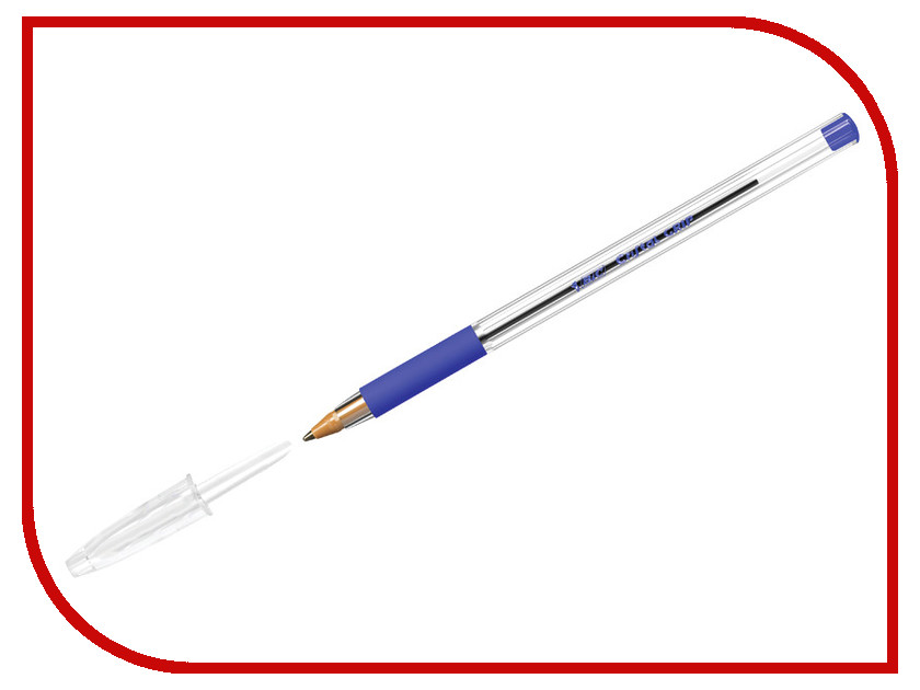 

Ручка шариковая Bic Cristal Grip 1mm Blue 889985, Cristal Grip