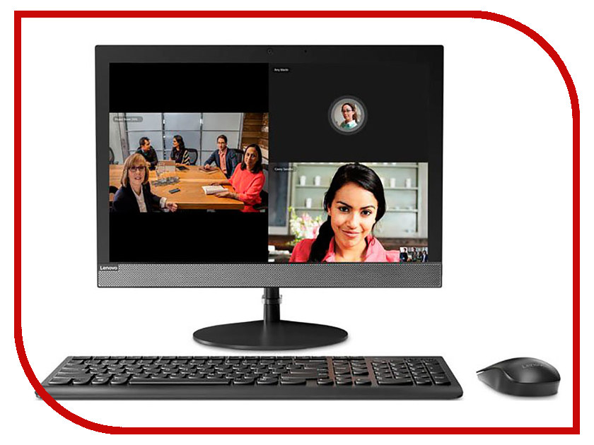 фото Моноблок Lenovo V130-20IGM Black 10RX0008RU (Intel Pentium J5005 1.5 GHz/4096Mb/128Gb SSD/DVD-RW/Intel HD Graphics/LAN/Cam/19.5/1440x900/DOS)