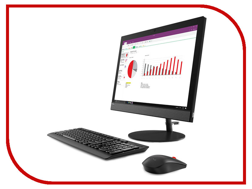 

Моноблок Lenovo V130-20IGM Black 10RX001MRU (Intel Celeron J4005 2.0 GHz/4096Mb/500Gb/Intel HD Graphics/Wi-Fi/Bluetooth/Cam/19.5/1440x900/DOS), V130-20IGM
