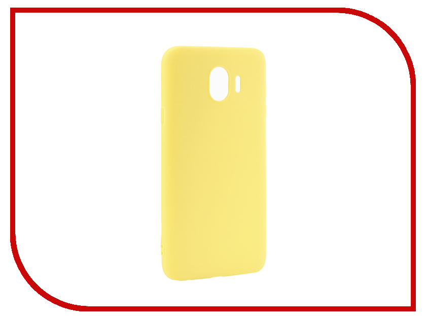 фото Аксессуар Чехол для Samsung Galaxy J4 LuxCase TPU Yellow 62027