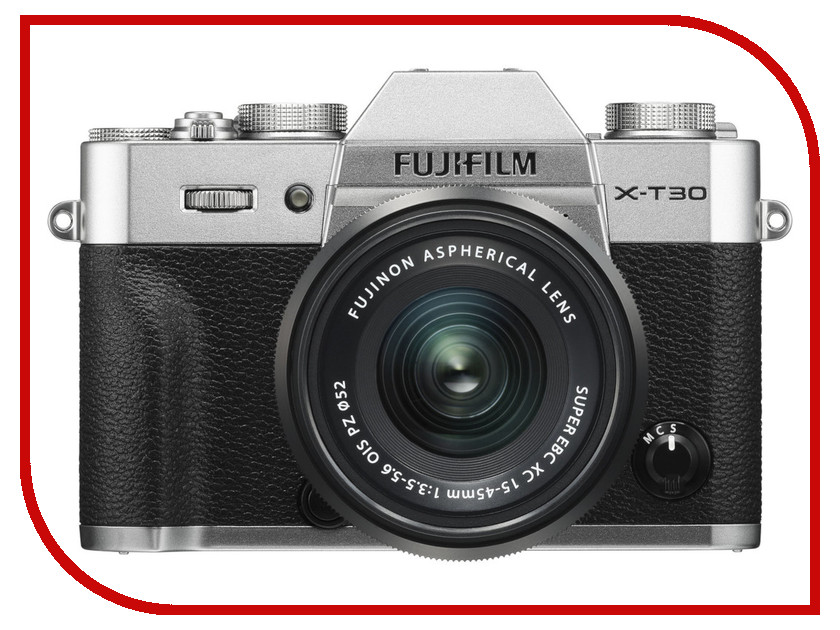 

Фотоаппарат Fujifilm X-T30 kit 15-45mm Silver, X-T30