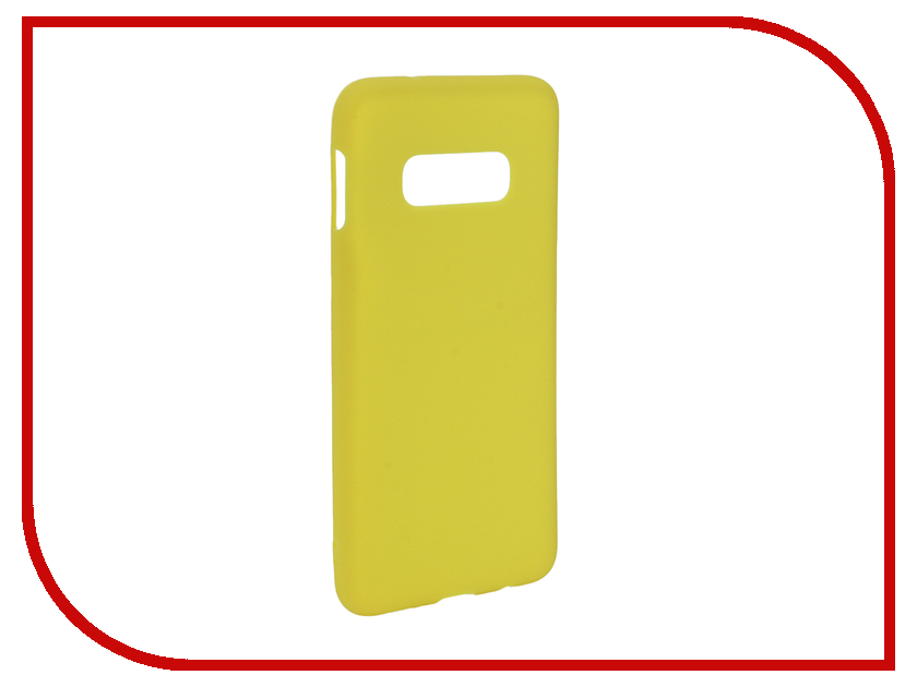 фото Аксессуар Чехол для Samsung Galaxy S10E 2019 Zibelino Soft Matte Yellow ZSM-SAM-S10-LT-YEL