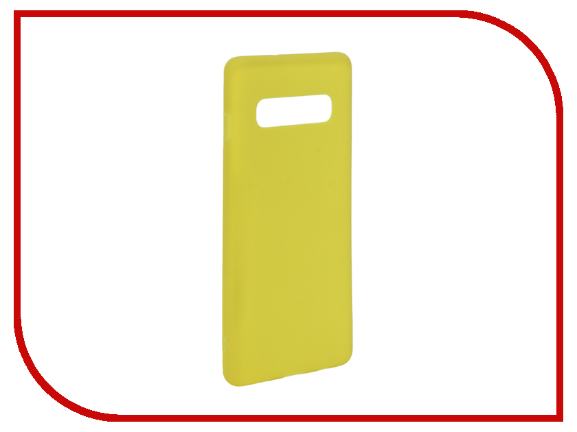 фото Аксессуар Чехол для Samsung Galaxy S10 Plus 2019 Zibelino Soft Matte Yellow ZSM-SAM-S10-PL-YEL