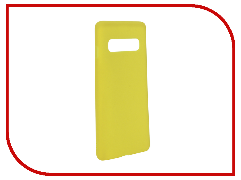 фото Аксессуар Чехол для Samsung Galaxy S10 2019 Zibelino Soft Matte Yellow ZSM-SAM-S10-YEL