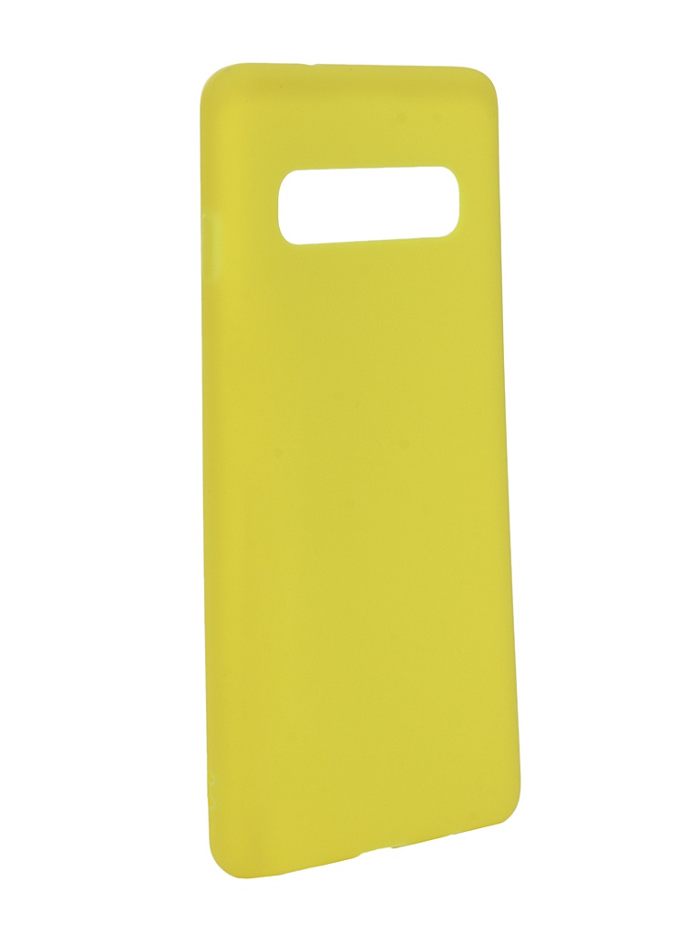 фото Аксессуар Чехол Zibelino для Samsung Galaxy S10 2019 Soft Matte Yellow ZSM-SAM-S10-YEL