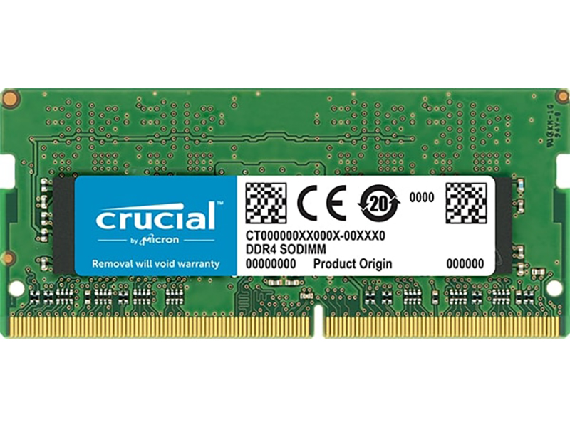 Zakazat.ru: Модуль памяти Crucial DDR4 SO-DIMM 2666MHz PC4-21300 CL19 - 4Gb CT4G4SFS8266