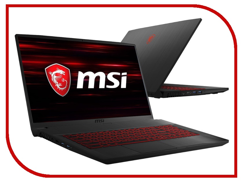 фото Ноутбук MSI GF75 8RC-205RU 9S7-17F112-205 (Intel Core i7-8750H 2.2GHz/8192Mb/1000Gb + 128Gb SSD/No ODD/nVidia GeForce GTX 1050 4096Mb/Wi-Fi/Bluetooth/Cam/17.3/1920x1080/Windows 10 64-bit)