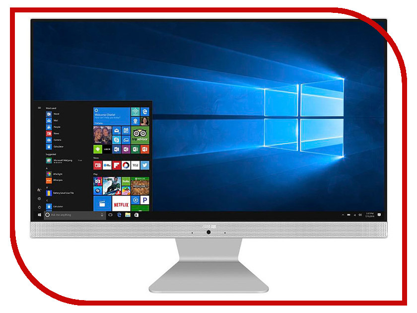 фото Моноблок ASUS V241ICUK-WA132T White 90PT01W2-M12080 (Intel Core i3-8130U 2.2 GHz/4096Mb/1000Gb/Intel HD Graphics/Wi-Fi/Bluetooth/Cam/23.8/1920x1080/Windows 10 Home 64-bit)