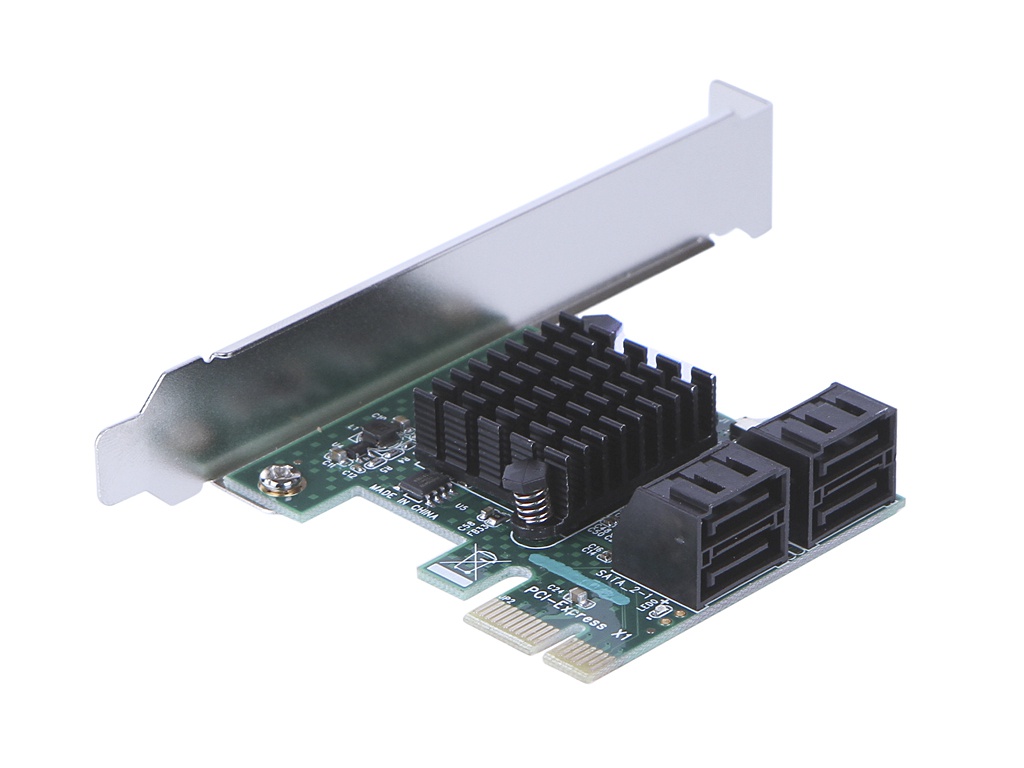 Контроллер Espada PCI-E SATA3 4 int port ASM1061+1093 PCIe4SATA3ASM цена и фото