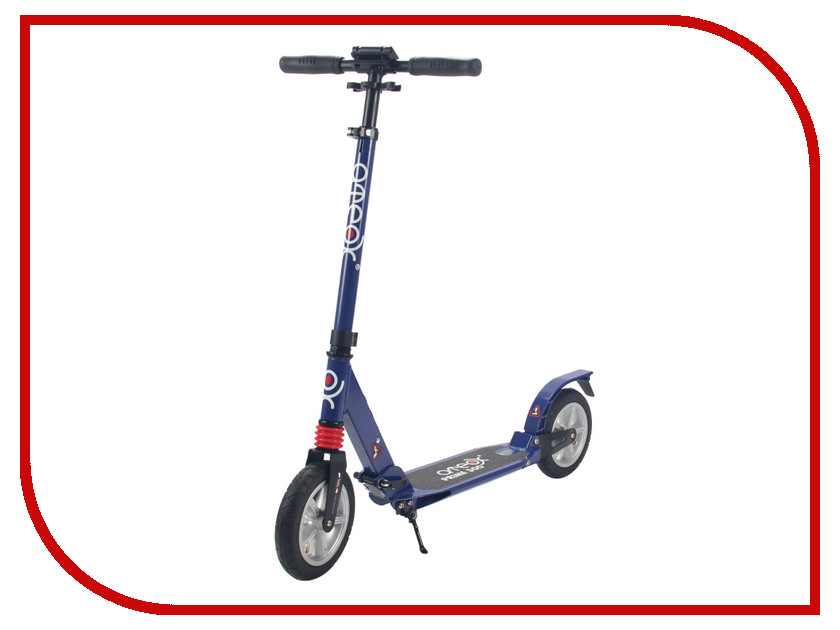 

Самокат Ateox Prime 300 Blue с амортизаторами и надувными колесами, Prime 300