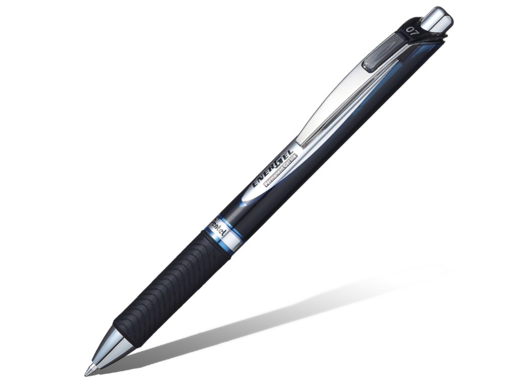 

Ручка гелевая Pentel EnerGel Permanent корпус Black, стержень Blue BLP77-C, BLP77-C