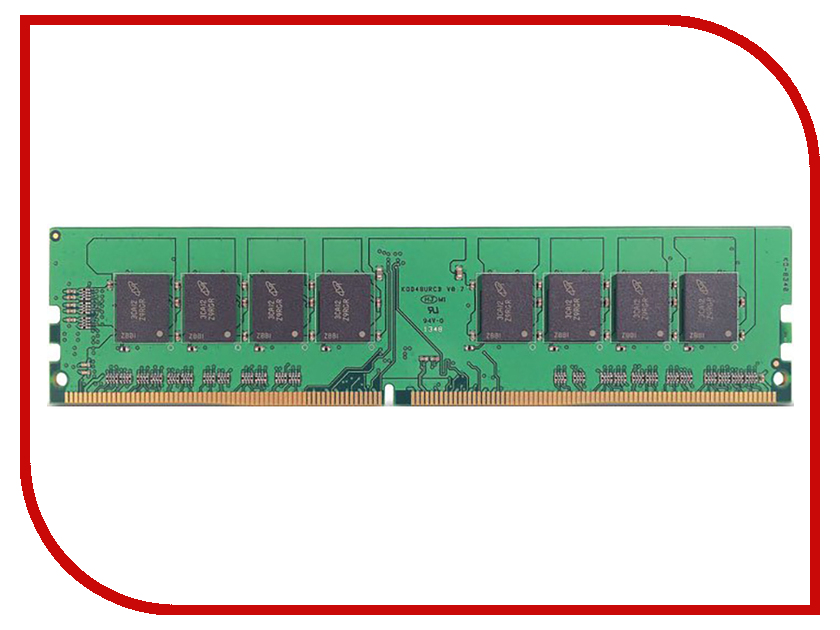 

Модуль памяти Patriot DDR4 DIMM 2400MHz PC-19200 CL17 - 8Gb PSD48G240081, PSD48G240081