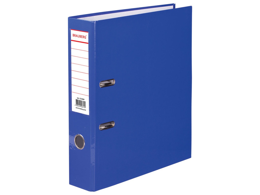 

Папка Brauberg А4 80mm 285x315x70mm Blue 222069, 222069
