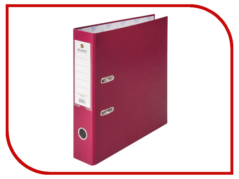 

Папка Brauberg А4 70mm 290x320x75mm Burgundy 220892, 220892