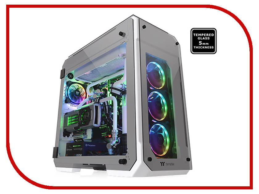 фото Корпус Thermaltake View 71 Tempered Glass CA-1I7-00F6WN-00 White