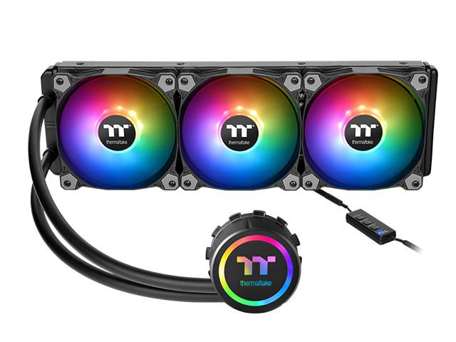 

Водяное охлаждение Thermaltake Water 3.0 360 ARGB Sync Edition CL-W234-PL12SW-A (AMD FM1/FM2/AM4/AM3+/AM3/AM2+/AM2/Intel LGA2066/LGA20113/LGA2011/LGA1366/LGA1156/LGA1155/LGA1151/LGA1150), Water 3.0 360 ARGB Sync Edition CL-W234-PL12SW-A
