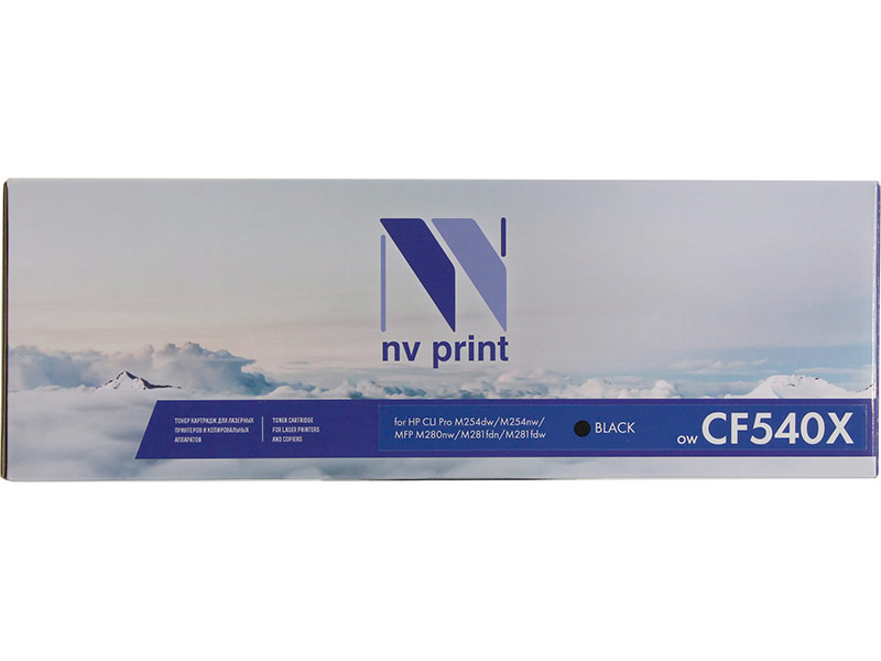 Картридж NV Print NV-CF540X Black для HP Color LaserJet Pro M254dw/M254nw/MFP M280nw/M281fdn/M281fdw