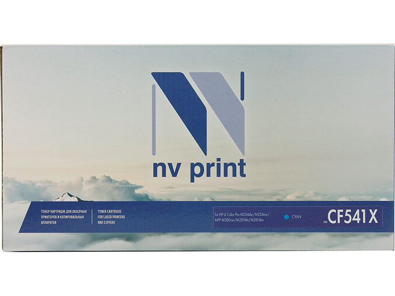 

Картридж NV Print NV-CF541X Cyan для HP Color LaserJet Pro M254dw/M254nw/MFP M280nw/M281fdn/M281fdw, NV-CF541X