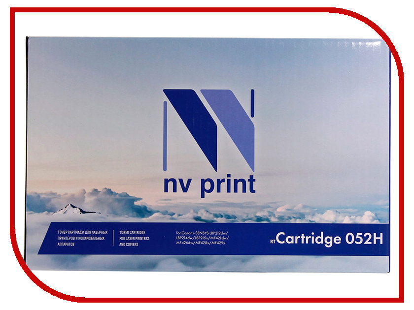 

Картридж NV Print NV-052 для Canon i-SENSYS LBP212dw/LBP214dw/LBP215x/MF421dw/MF426dw/MF428x/MF429x, NV-052