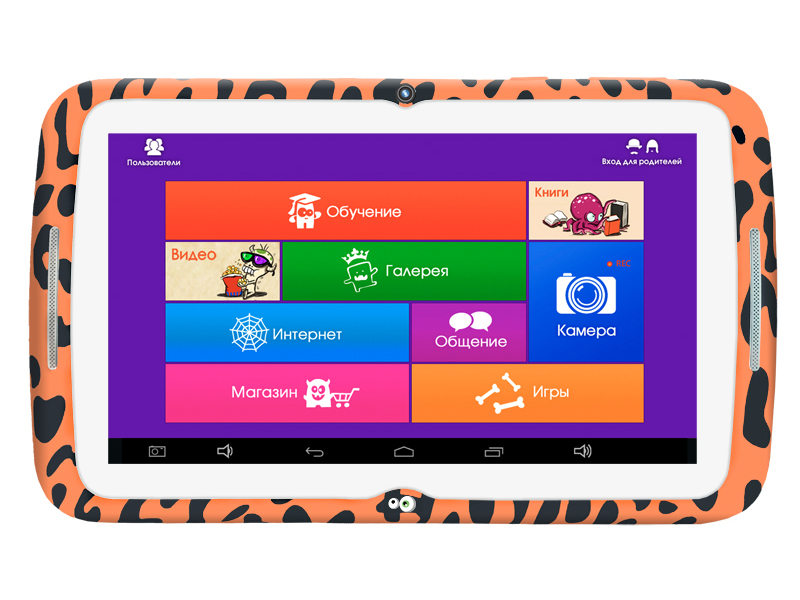 фото Планшет TurboPad MonsterPad Жираф/леопард 16Gb Orange