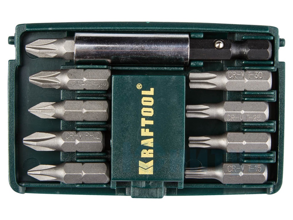 Набор бит Kraftool Compact-10 26130-H10