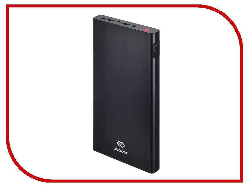 

Аккумулятор Digma DG-PD-40000 QC3.0 40000mAh Black, DG-PD-40000-BK