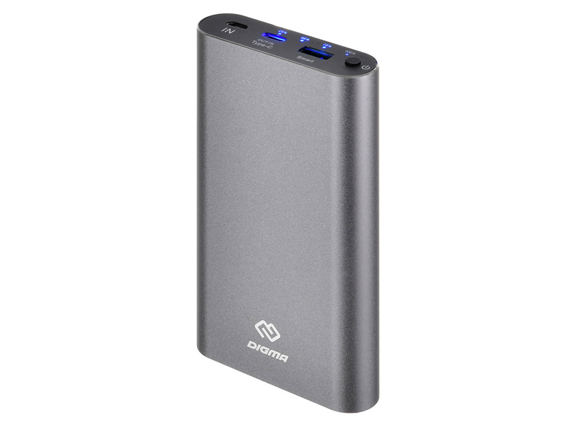 фото Внешний аккумулятор digma dg-me-15000 15000mah dark grey