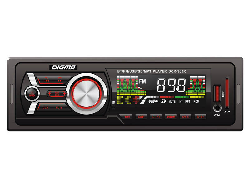 

Автомагнитола Digma DCR-360R, DCR-360R