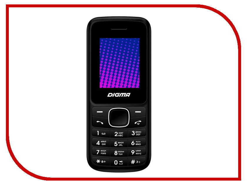 

Сотовый телефон Digma LINX A170 2G Black-Blue, Linx A170
