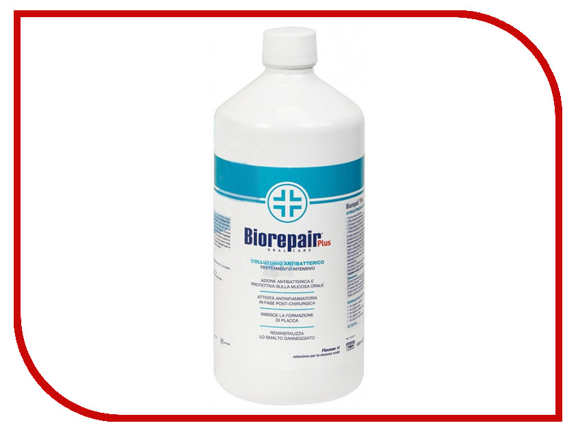

Ополаскиватель для полости рта Biorepair Plus Antibacterial Mouthwash 1L GA1349000, GA1349000
