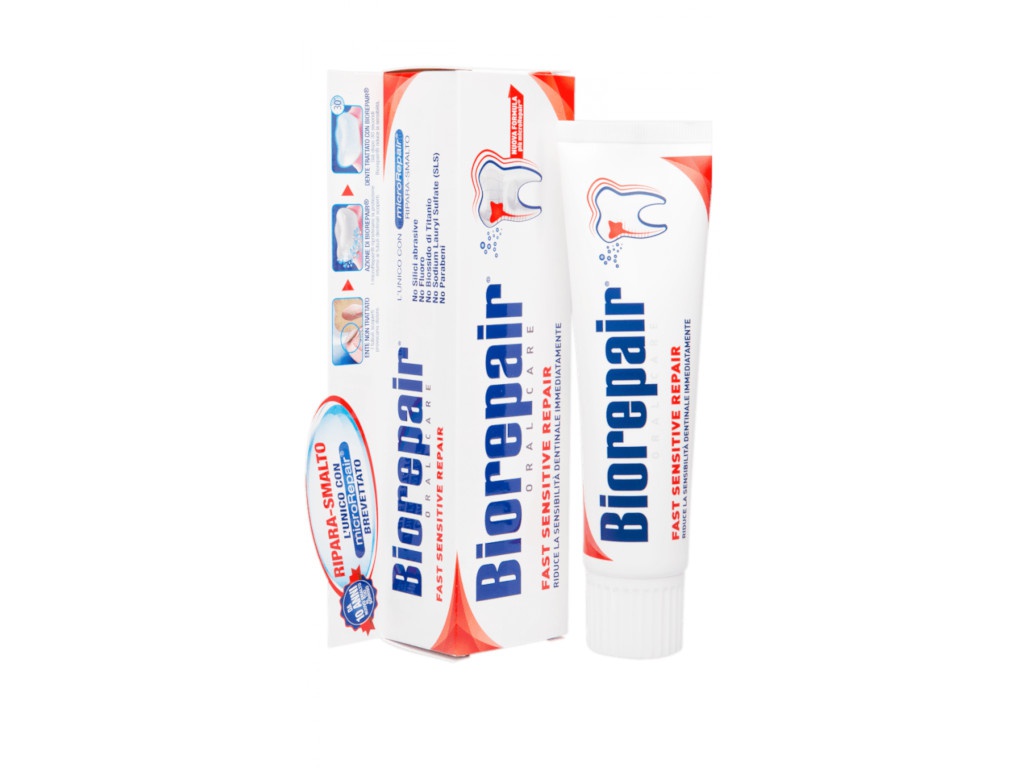 фото Зубная паста Biorepair Fast Sensitive Repair 75ml GA0801000/GA1014800/GA1152200/1336800