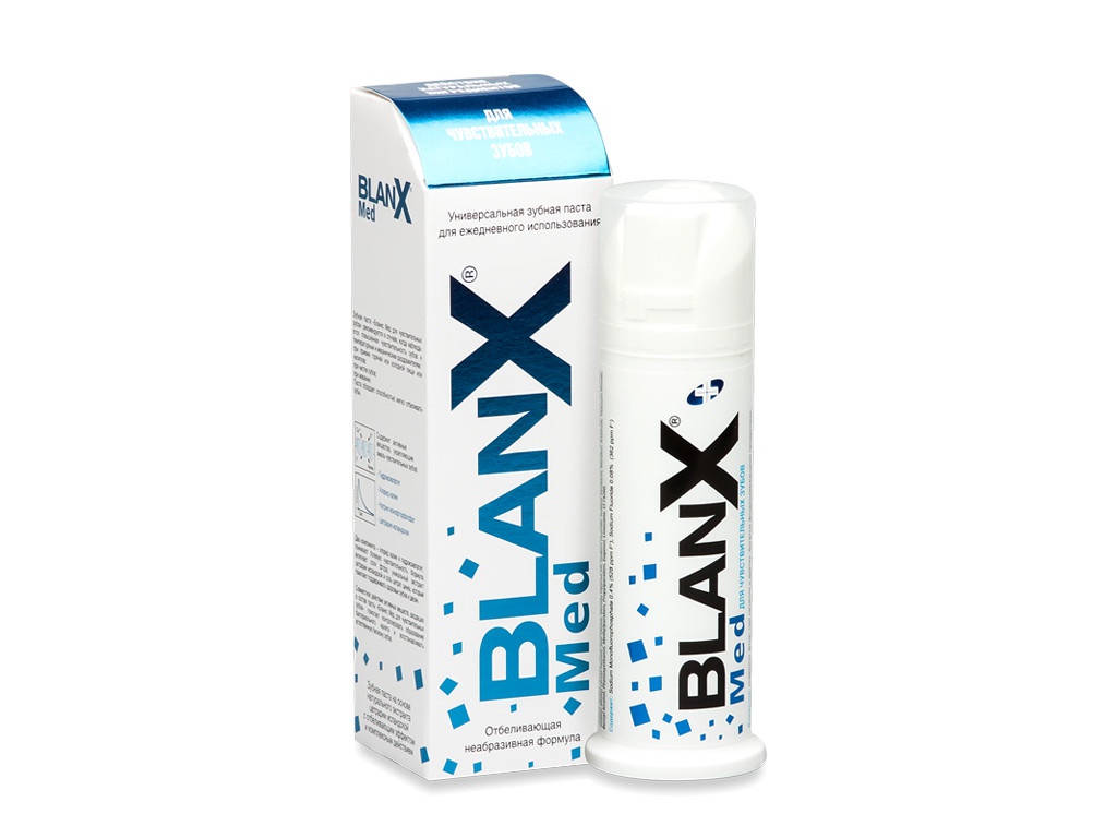 фото Зубная паста Blanx Med Sensitive Teeth 75ml GA1011200/GA1144500/GA0781200