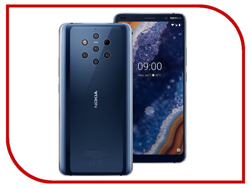

Сотовый телефон Nokia 9 PureView Blue, 9 PureView