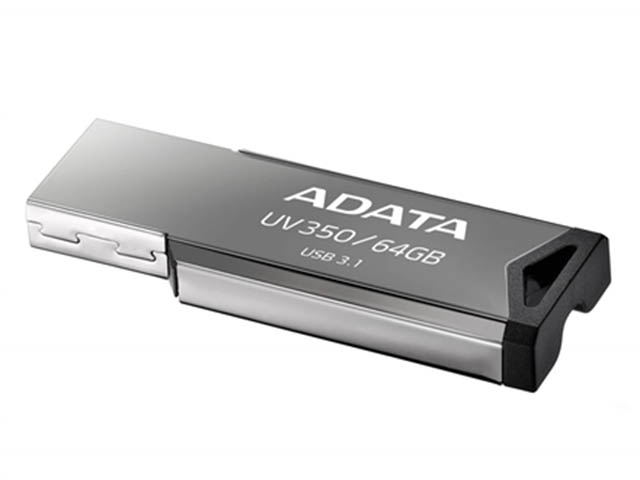 фото USB Flash Drive 64Gb - A-Data UV350 Black AUV350-64G-RBK