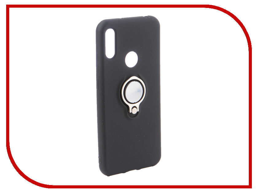 

Аксессуар Чехол DF для Honor 8A Silicone с кольцом-держателем Black hwRing-02, hwRing-02 (black)