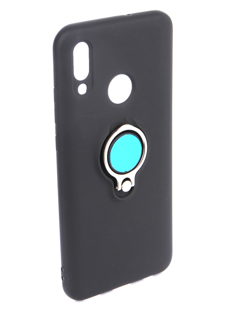 

Аксессуар Чехол DF для Honor 10 Lite Silicone с кольцом-держателем Black hwRing-01, hwRing-01 (black)