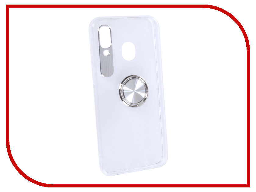 

Аксессуар Чехол для Samsung Galaxy A40 DF Plastic + Silicone с кольцом-держателем Silver sTRing-03, sTRing-03 (silver)