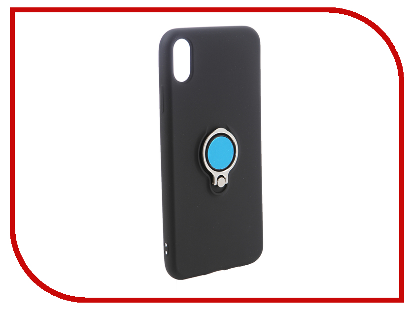 

Аксессуар Чехол DF для APPLE iPhone XS MAX Silicone с кольцом-держателем Black iRing-03, iRing-03 (black)