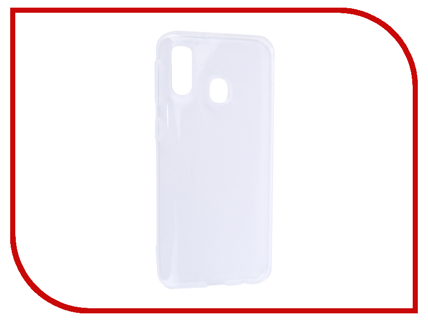 фото Аксессуар Чехол для Samsung Galaxy A40 DF Silicone Super Slim Transparent sCase-77 Df-group