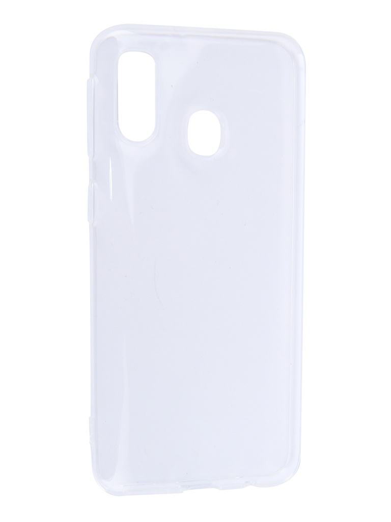 фото Чехол df для samsung galaxy a40 silicone super slim transparent scase-77 df-group