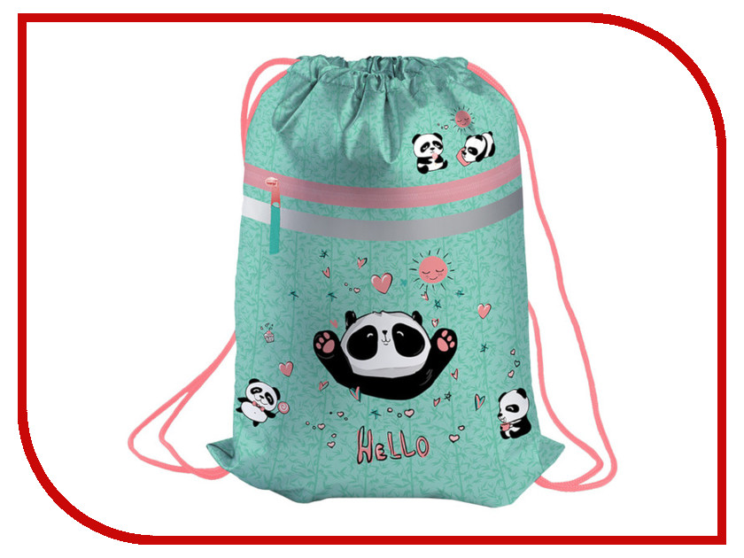 

Мешок для обуви Berlingo Hello Panda 410x490mm MS09302, MS09302