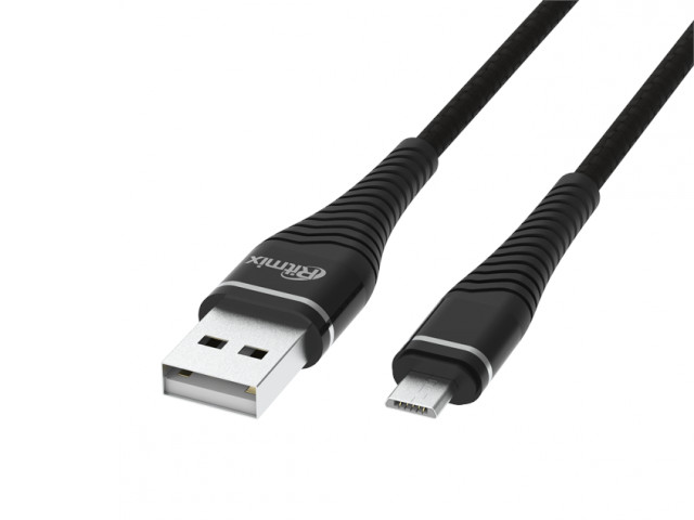 фото Аксессуар Ritmix RCC-414 USB - microUSB 1m Black Spring