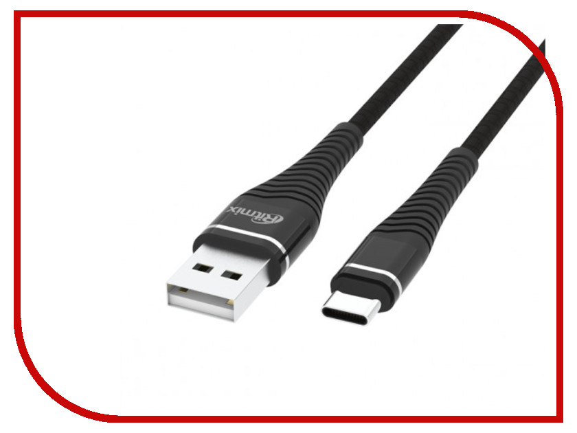 фото Аксессуар Ritmix RCC-434 USB - Type-C 1m Black Spring