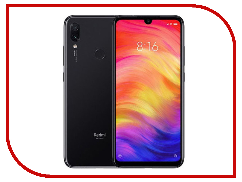 

Сотовый телефон Xiaomi Redmi Note 7 4/64GB Black, Redmi Note 7