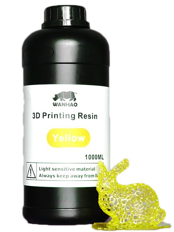 

Аксессуар Фотополимерная смола Wanhao 1L Yellow