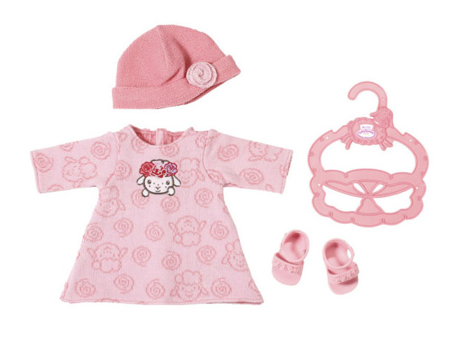 

Одежда для куклы Zapf Creation My Little Baby Annabell Платье, шапочка и босоножки 701-843, 701-843