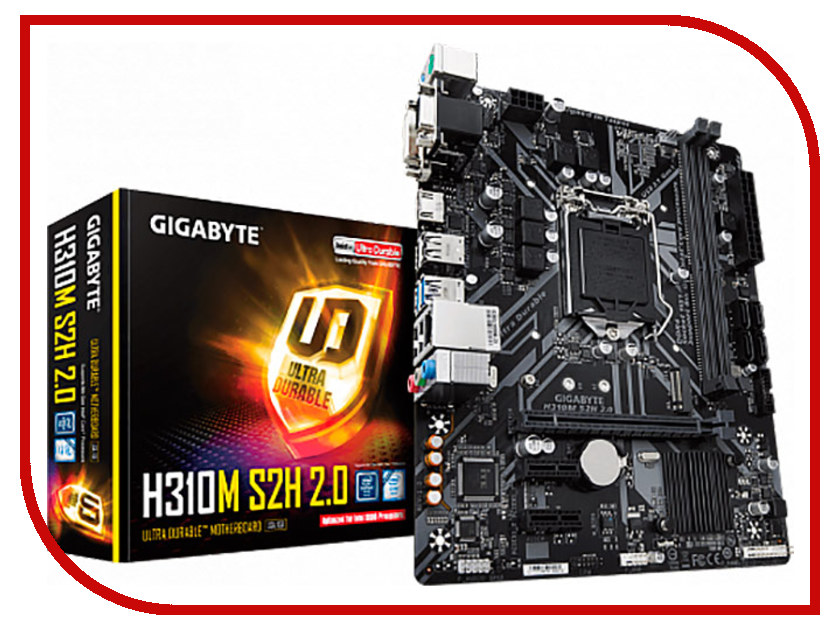 

Материнская плата GigaByte H310M S2H 2.0, H310M S2H 2.0