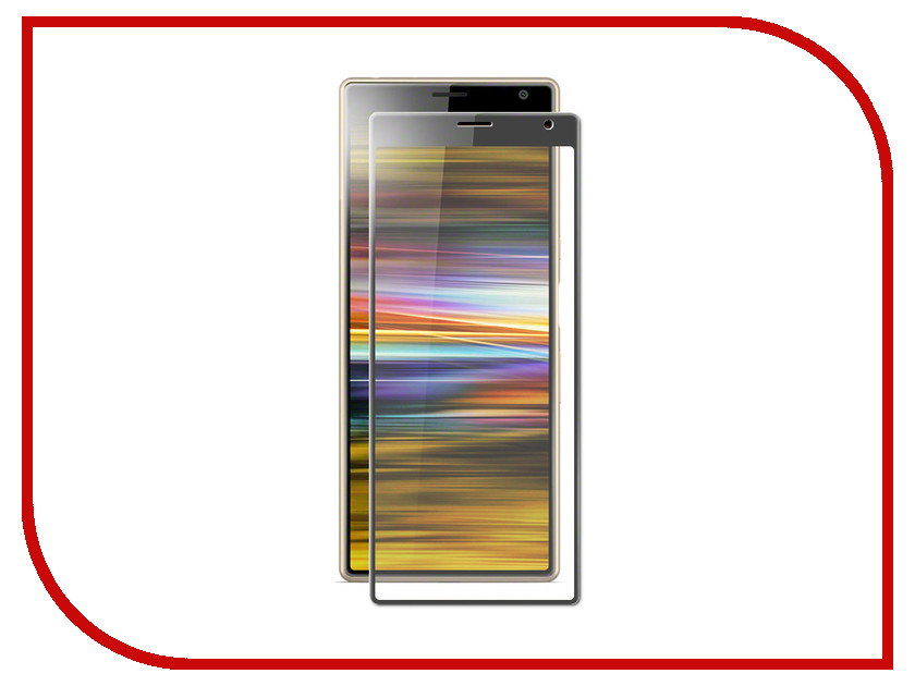 

Аксессуар Защитное стекло LuxCase для Sony Xperia 10 Plus 3D Black Frame 78083, 78083