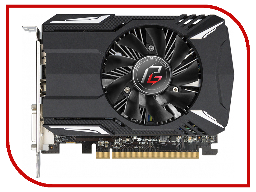 

Видеокарта ASRock Phantom RX560 1176Mhz 4096Mb 6000Mhz 128 bit DP DVI HDMI HDCP PHANTOM G R RX560 4G, PHANTOM G R RX560 4G