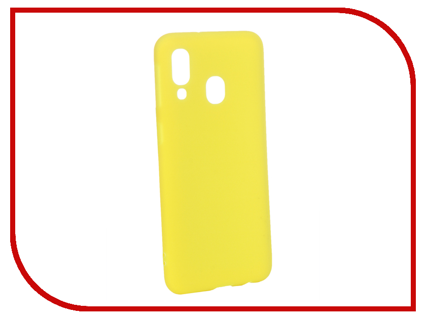 

Аксессуар Чехол Zibelino для Samsung Galaxy A40 A405 2019 Soft Matte Yellow ZSM-SAM-A40-YEL, ZSM-SAM-A40-YEL